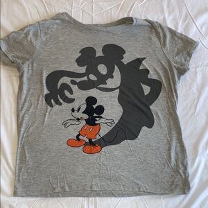 Mickey Mouse Gray Halloween T-Shirt